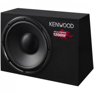 Kenwood KSCW1200B 12" 1200W Box-Type Passive Subwoofer